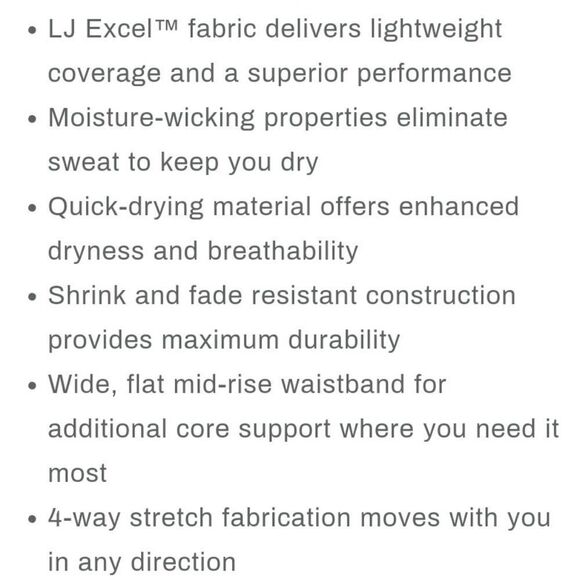 Lorna Jane Black Island Active Core Capri Legging 7/8 tight XS (4) - Picture 9 of 9